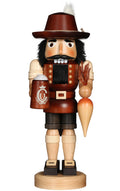 German Nutcracker : Large Bavarian, Natural Finish