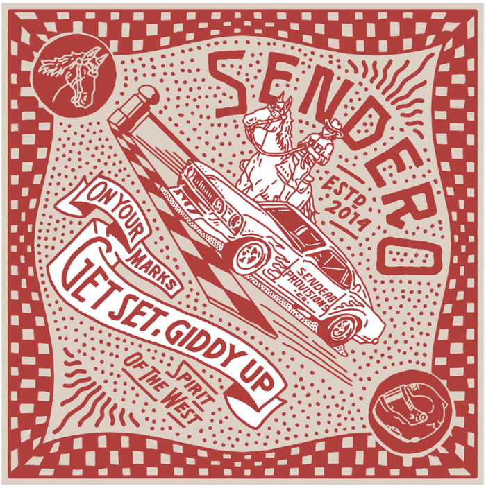 Giddy Up Bandana- Red