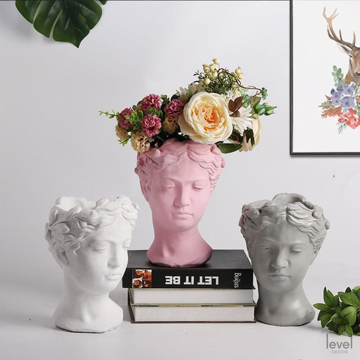 Greek Goddess Flower Vase - Level Decor