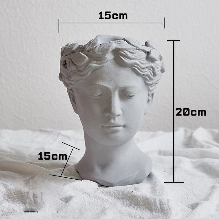 Greek Goddess Flower Vase - Level Decor