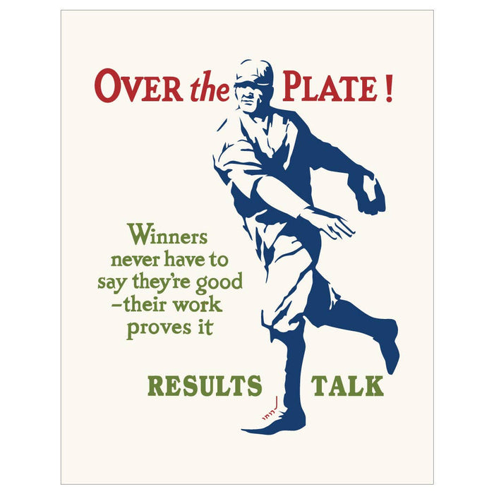 Greeting Card: Over the Plate