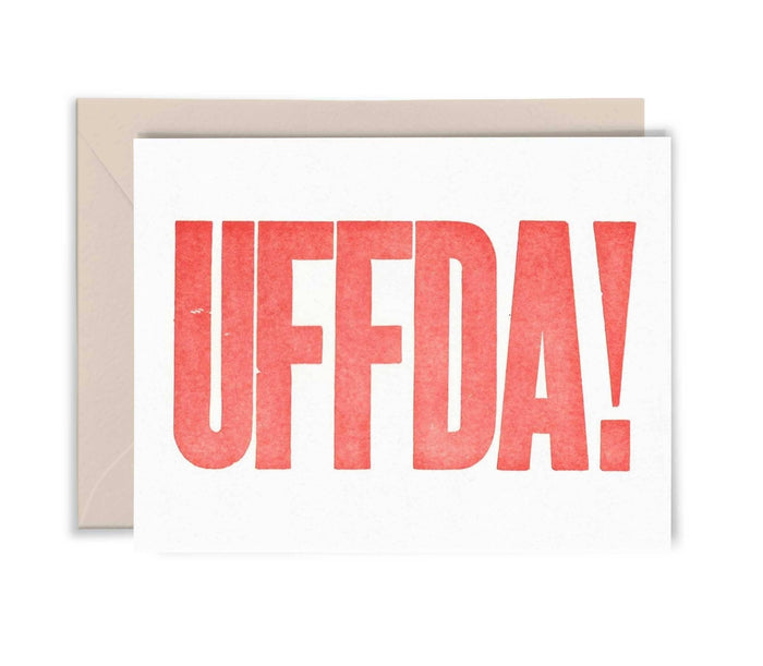 Greeting Card: Uffda!