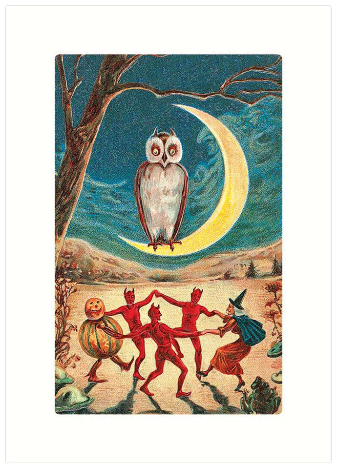 Hallowe'en Card : Owl Watch