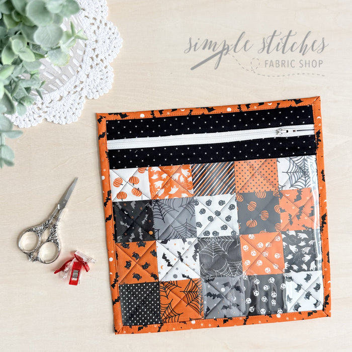 Halloween Clearly Charming Pouch - made by Myra