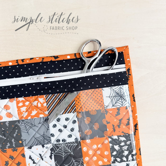 Halloween Clearly Charming Pouch - made by Myra