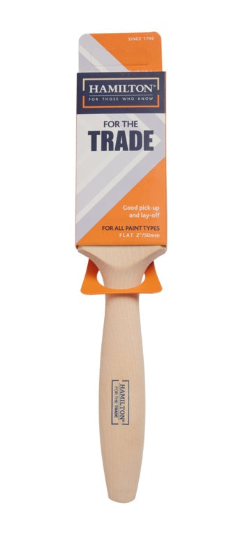 Hamilton Fine Tip Flat Brush 2" – Precision Paint Brush for Detailed Painting-Eclipse Fencing