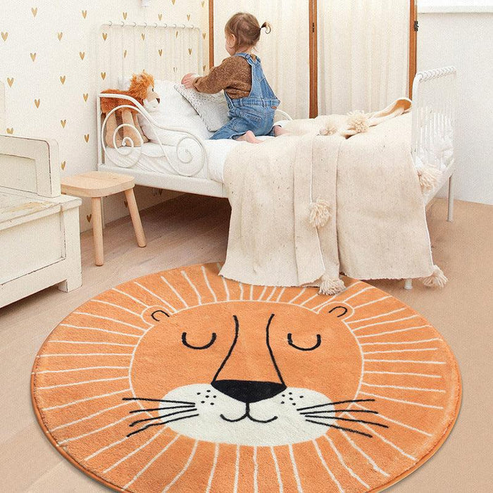 Happy Animals Plush Round Rug - Divine Heart L.A.