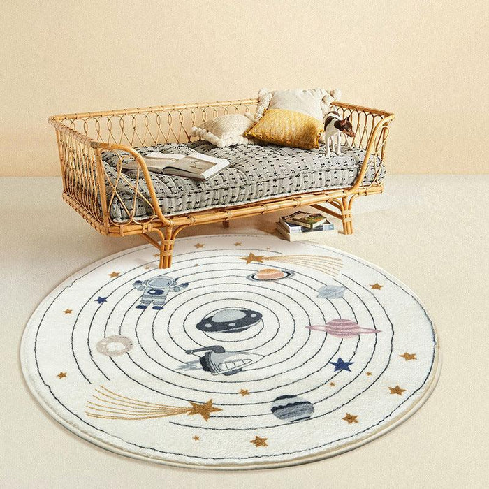 Happy Animals Plush Round Rug - Divine Heart L.A.