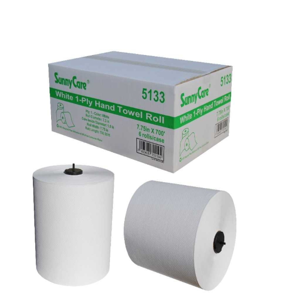 Hardwound Towels with SCA Plastic Cap