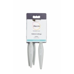 Harris Essentials Wall & Ceiling Paint Brush Set Pack 5-Eclipse Fencing
