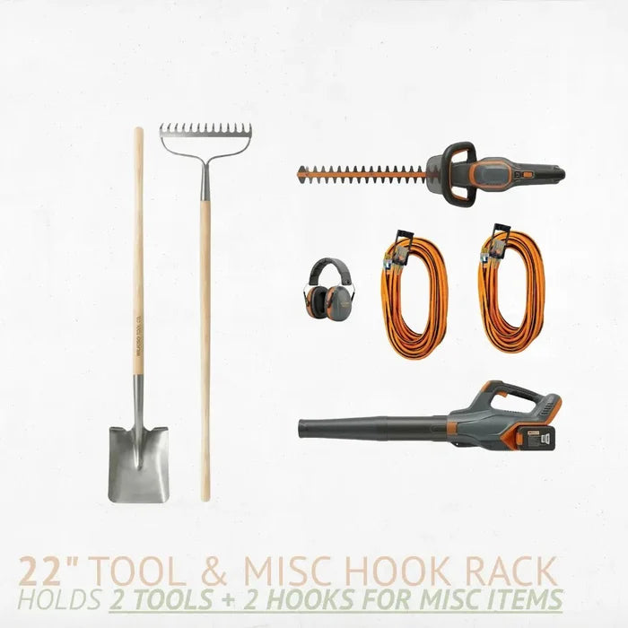 Heavy - Duty Garage Tool and Misc. Hook Rack - HangThis Up