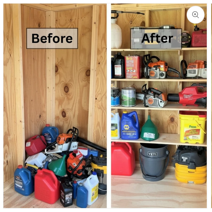 Heavy - Duty Shed Shelf Bracket Kit - HangThis Up