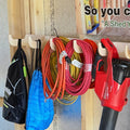 Heavy - Duty Shed/Garage "6" Hook Storage Rack - HangThis Up