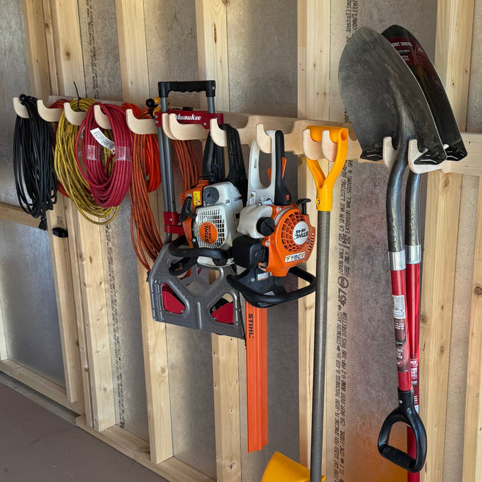Heavy - Duty Shed/Garage "6" Hook Storage Rack - HangThis Up