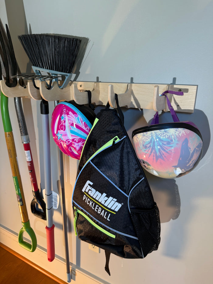 Heavy-Duty Shed/Garage "6" Hook Storage Rack