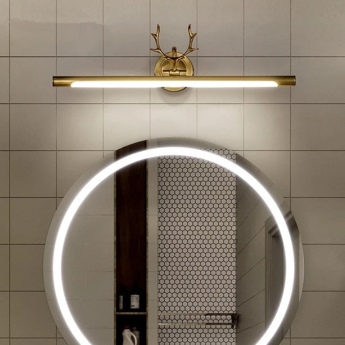 Hemera Wall Sconce - Copper Color - 16.9" x 4.7" / 43cm x 12cm / Warm White (2700-3500K) - Level Decor