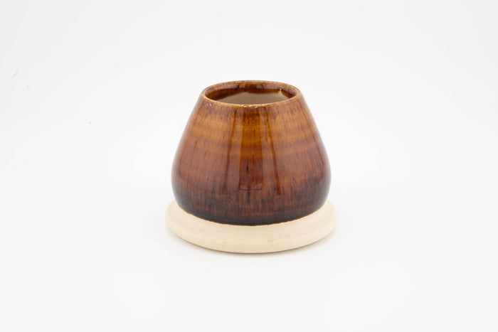 Honey Chawan Matcha Bowl with Whisk Holder