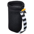 HOPTRASSLA Bottle carrier, black, 6x15cm