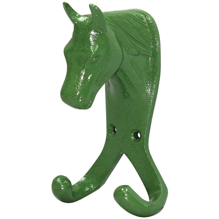 Horse Head Double Stable / Wall Hook | Decorative & Practical Equestrian Storage-Eclipse Fencing
