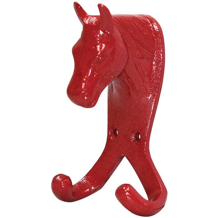 Horse Head Double Stable / Wall Hook | Decorative & Practical Equestrian Storage-Eclipse Fencing