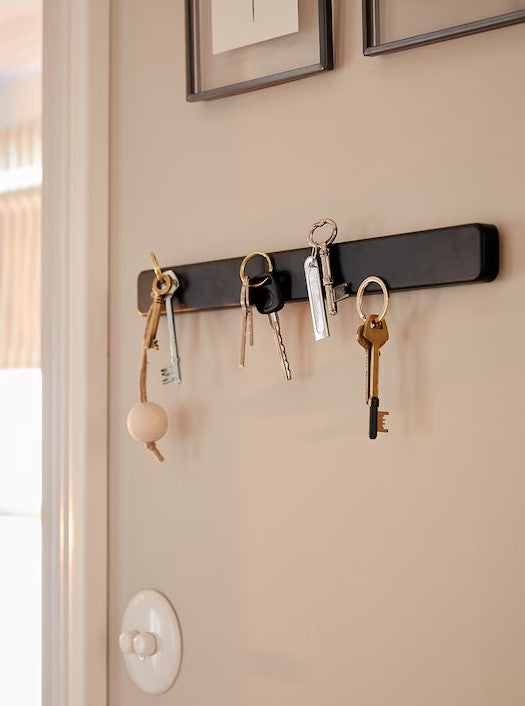 HULTARP Magnetic knife rack, Black, 38cm