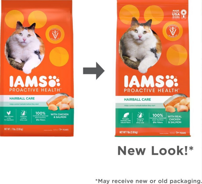Iams ProActive Health Hairball Care Recipe Dry Cat Food