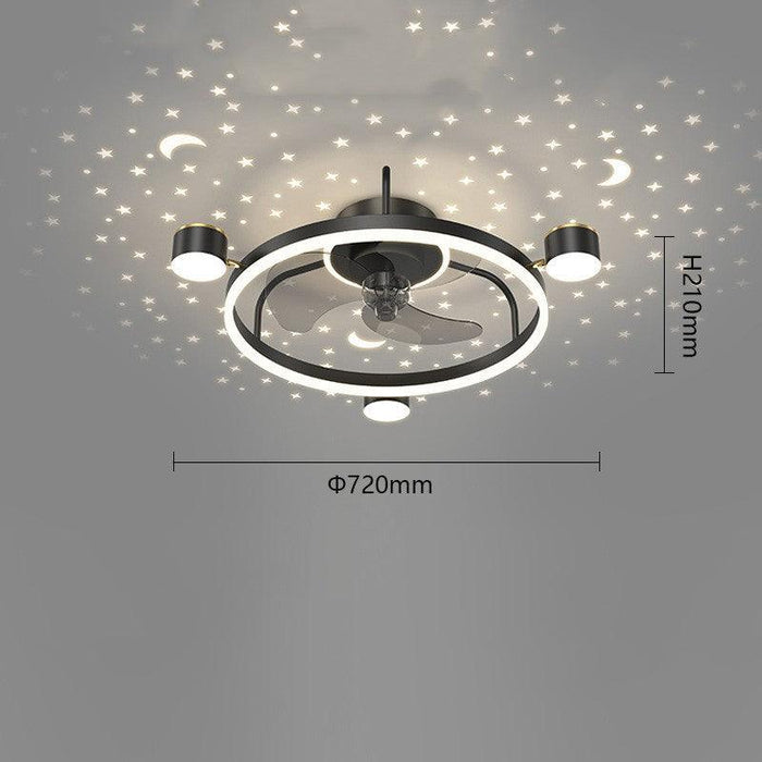 Intelligent Silent Ceiling Fan Light - Divine Heart L.A.