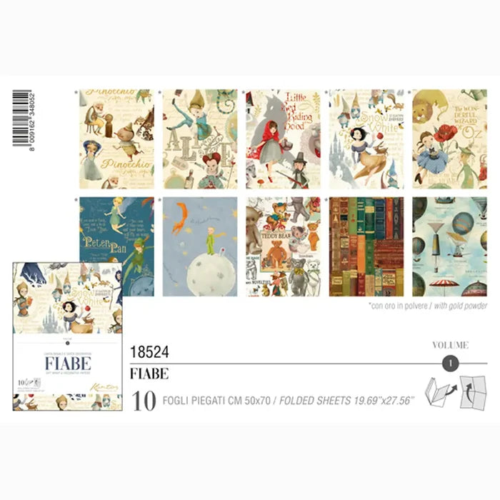 Italian Wrapping Paper: Fiabe