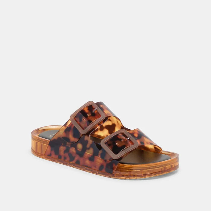 Julio Sandals Tortoise Vinyl by Dolce Vita