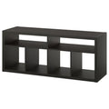 KALLAX TV bench, Black-brown, 147x60 cm