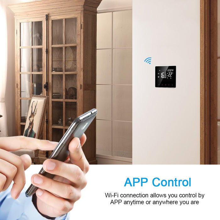 KETA WiFi Smart Thermostat | with Remote Controller for Google Home, Alexa - Level Decor