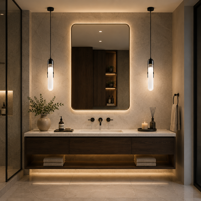 Knox Matte Black Modern Pendant