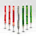 Kwanzaa Candles, Set of 7 Tapers, Handmade
