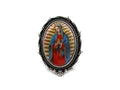 Lady Guadalupe Oval Cuff Scarf Ring