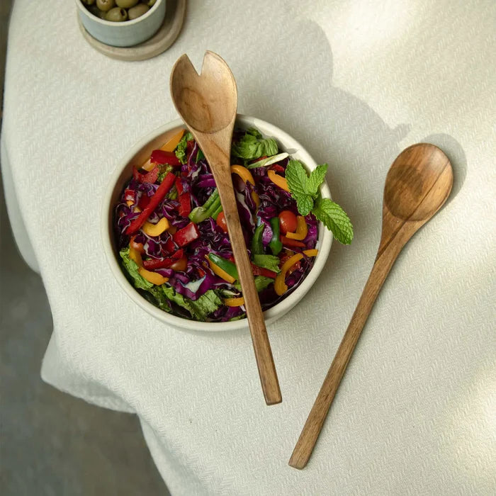 Laimai Oval Salad Server Set of 2