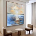 Abstract Color Landscape Texture Painting Abstract Color Landscape Canvas Texture Wall Art Decor
