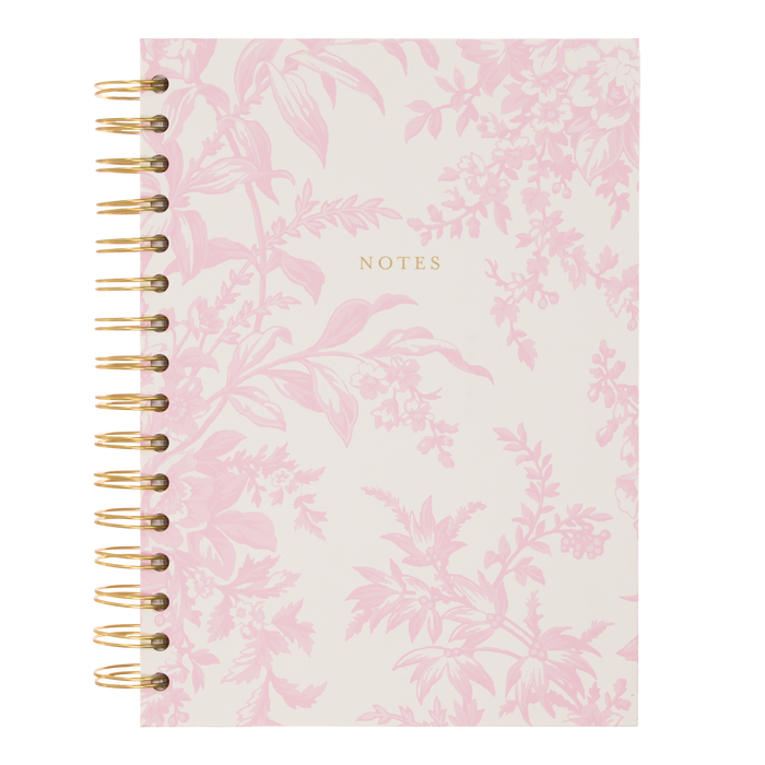 Laura Ashley English Garden Spiral Journal Pink 6x8