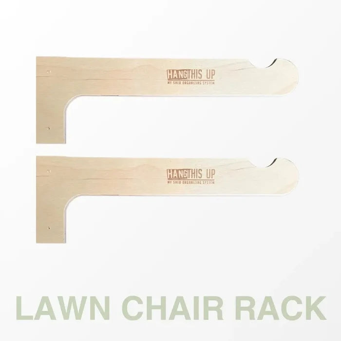 Lawn Chair Organizing Stud Mounted Hooks - HangThis Up