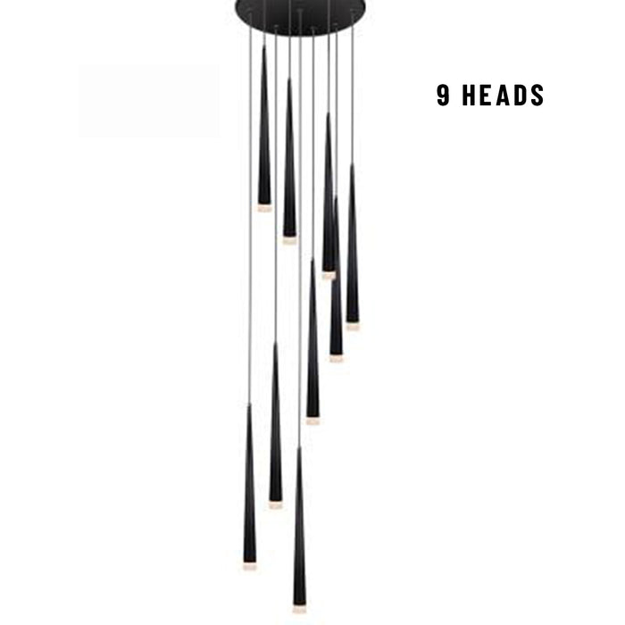 9  heads