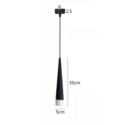 LED Long Downlight Chandelier - D5CM H35CM - Level Decor