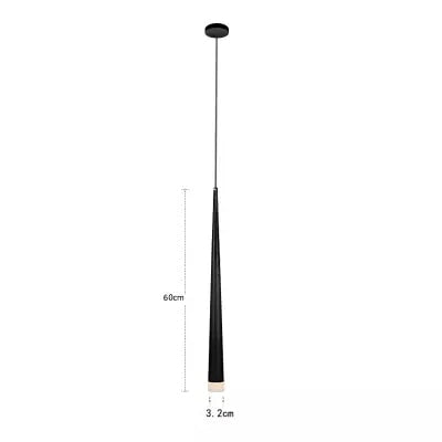 LED Long Downlight Chandelier - D3.2CM H60CM - Level Decor