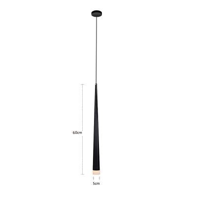 LED Long Downlight Chandelier - D5CM H60CM - Level Decor