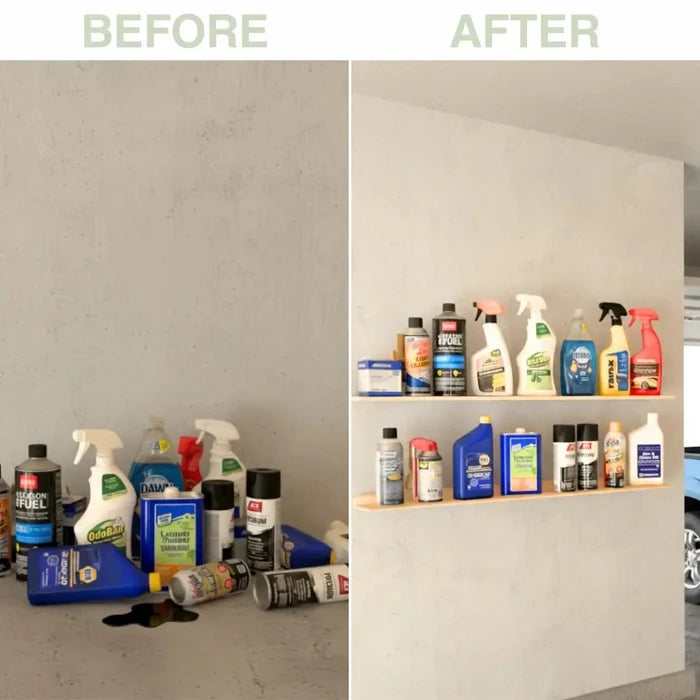 Ledge Shelf - Garage Wall Mounted - HangThis Up