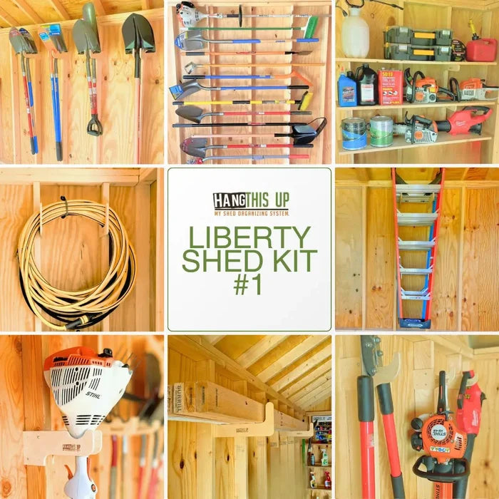 Liberty Sheds 1 Kit - Our Most Complete Kit - HangThis Up