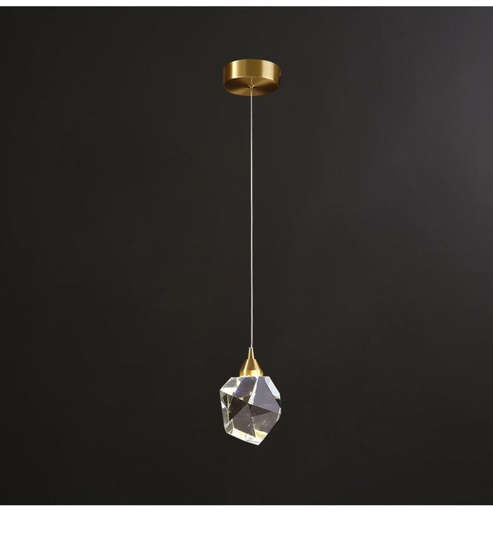 Light of the Prism Crystal and Copper Pendant Chandelier - Divine Heart L.A.