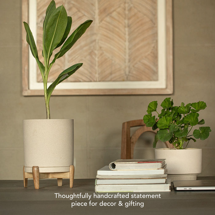 Ljo Ceramic Planter with Stand