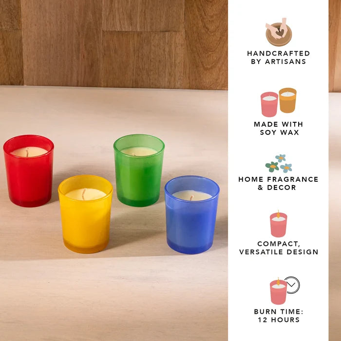Ludo Light Jar Candles - Magnolia petal - Set of 4