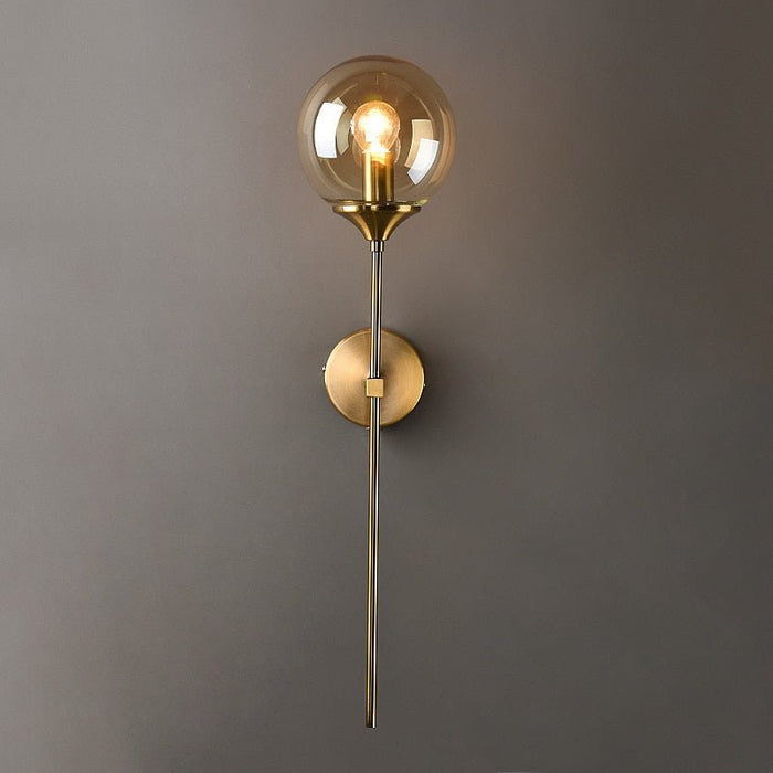 Lumière Wall Sconce Lamp - Amber / Stand - 5.9" x 23.6" / 15cm x 60cm - Level Decor
