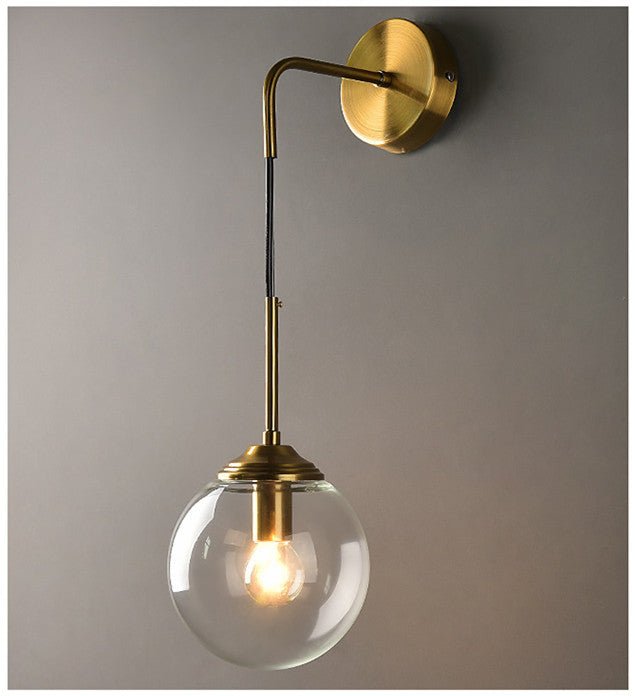 Lumière Wall Sconce Lamp - Transparent / Drop - 5.9" x 23.6" / 15cm x 60cm - Level Decor