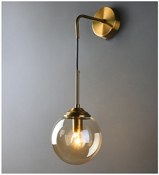 Lumière Wall Sconce Lamp - Amber / Drop - 5.9" x 23.6" / 15cm x 60cm - Level Decor
